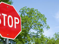 Temporary All Way Stop Installed Near Fullarton