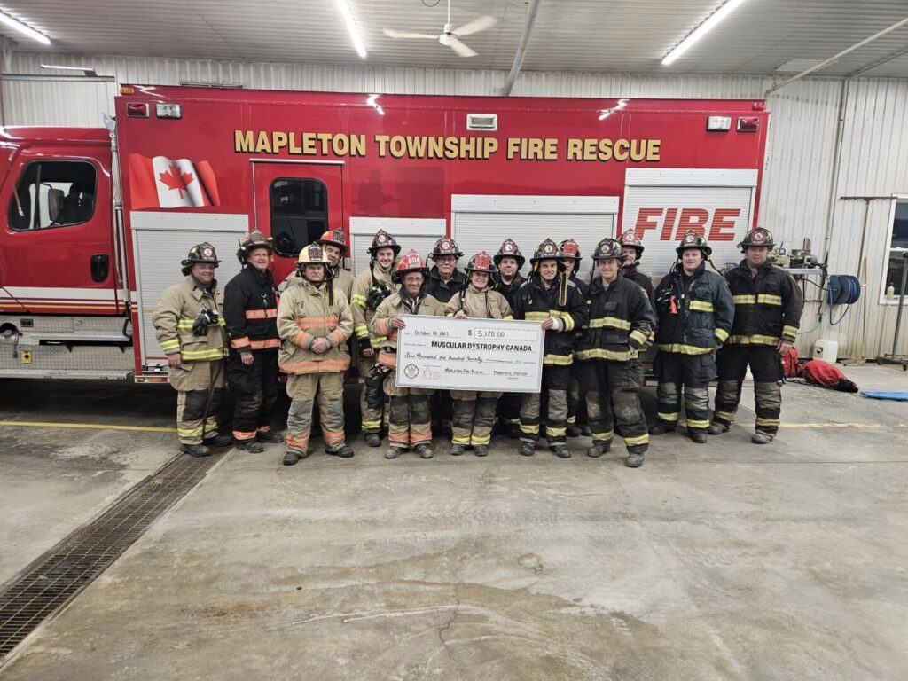 $5100 Donated to MS by Moorefield Fire Station | The Ranch 100.1 FM