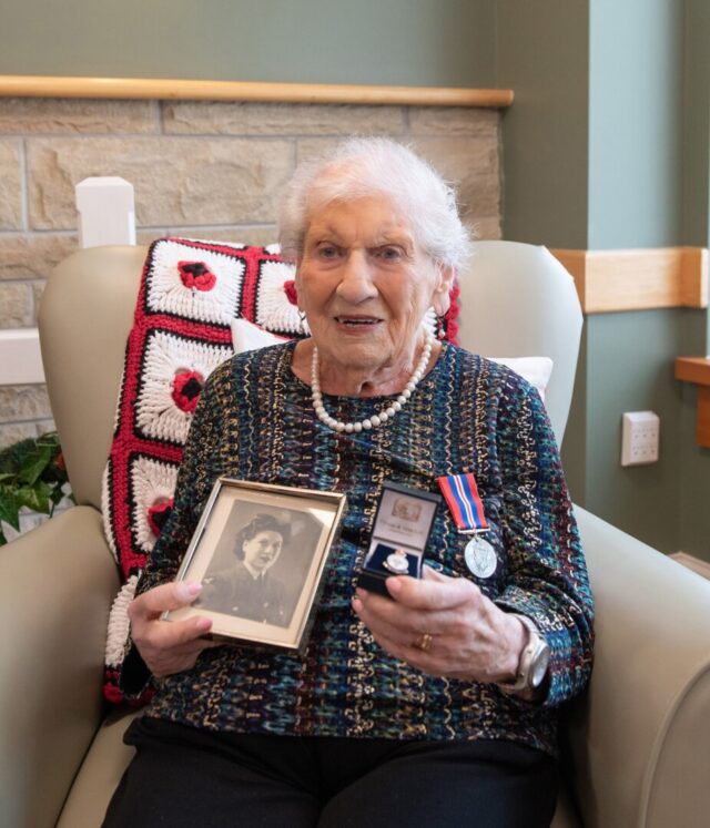 Joan WWII Medal