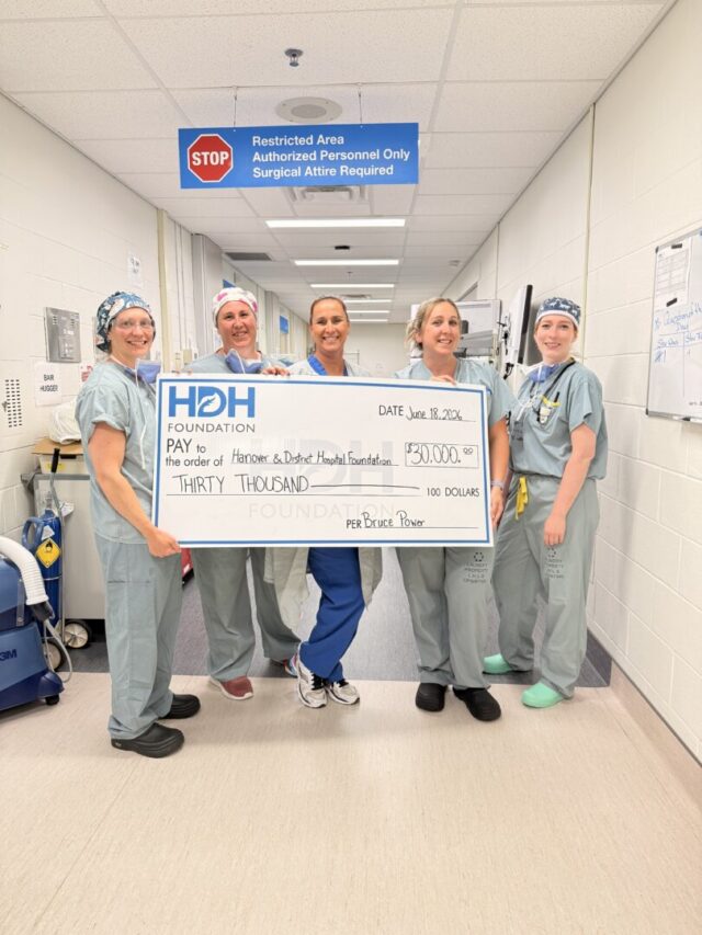 Bruce Power Hanover hospital dono