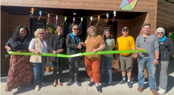 Minto Mind Space ribbon cutting