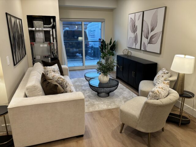 Listowel Garden 1 bedroom living
