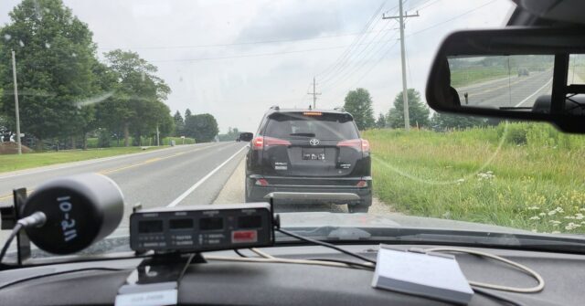 OPP Emergency vehicle stop