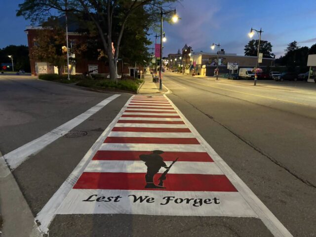 Harriston Veterans Crosswalk