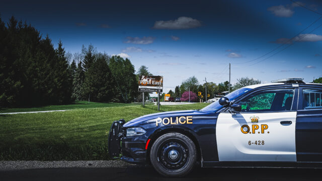 OPP Perth East sign