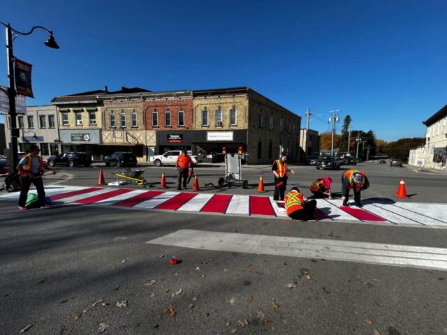 Central Huron Veterans Crosswalk